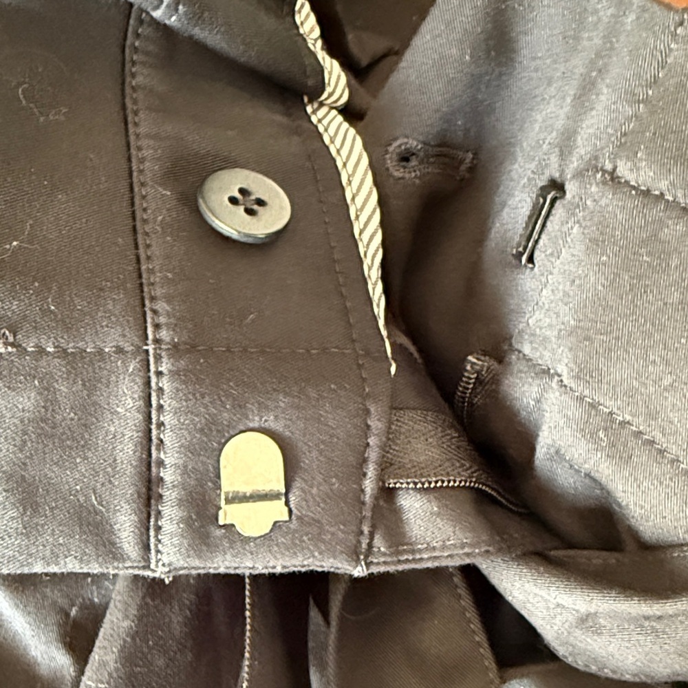 NWT J. Crew NWT Cotton Black  Pants Self-Tie Belt Sewn-In Pleats at Waist SZ 14 - Picture 15 of 15